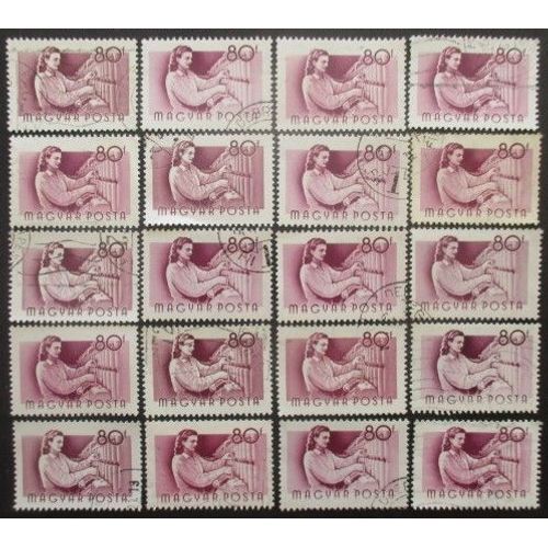Hongrie N°1167 X 20 Oblitéré