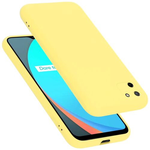 Cadorabo Housse compatible avec en LIQUID YELLOW - Étui de protection en silicone TPU flexible