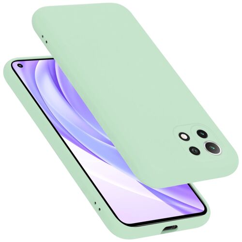 Cadorabo Housse compatible avec en LIQUID LIGHT GREEN - Étui de protection en silicone TPU flexible