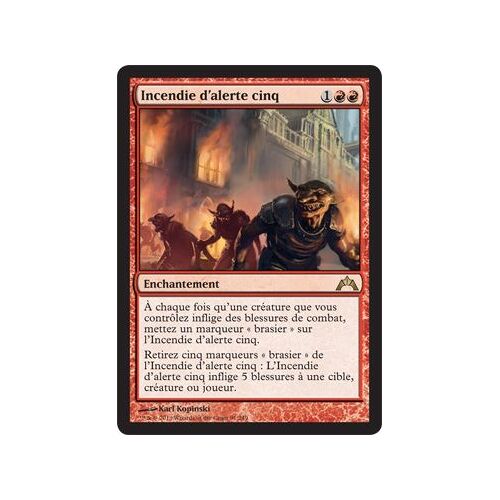 Incendie D'alerte Cinq (Five Alarm Fire) - Magic Mtg - Insurrection - 91/249 - R
