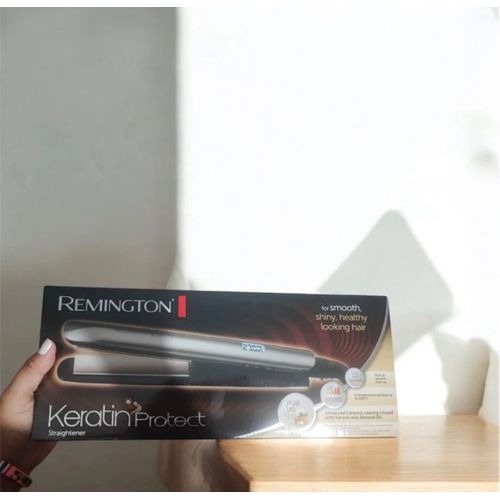 Lisseur Cheveux Remington Keratin Protect Straightener - Ecran Lcd Céramique, 10 Réglages De Température