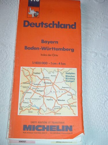 Carte Routière Michelin Allemagne