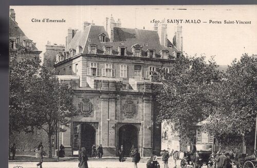 Carte Postale De Saint-Malo (Ile Et Vilaine) Portes Saint-Vincent (Réf.1500)