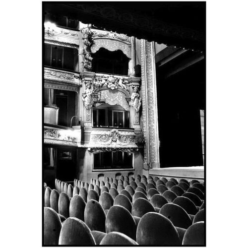 Rare Photographie Argentique Noir Et Blanc Vue Du Theatre Du Gymnase À Paris