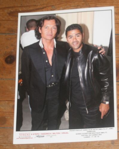 Photo Presse 20x30cm Jamel Debbouze Et Franck Boclet En 2003 / Agence Visual