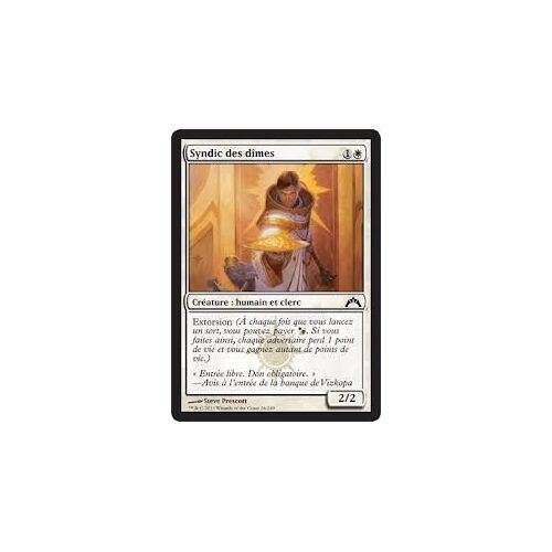 Syndic Des Dimes (Syndic Of Tithes) - Magic Mtg - Insurrection (Gatecrash) Vf Mint 26 - C