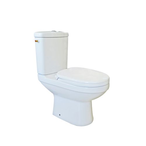 Pack WC CLAIN bride SH - H75,8xl34,6x59,5cm - H.cuv. 39cm - Céramique blanche
