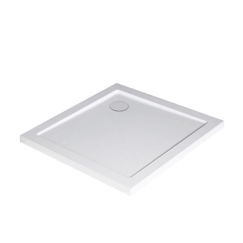 Receveur BULL - Antidérapant - 90x90cm - SMC - Blanc - Extra-plat