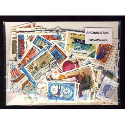 Afghanistan 300 Timbres Différents