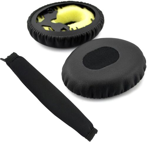Bose QC3, on Ear, QuietComfort 3 Headphone Replacement Ear Pad + Headband Cover/Ear Cushion/Ear Cups/Ear Cover/Headband Protector