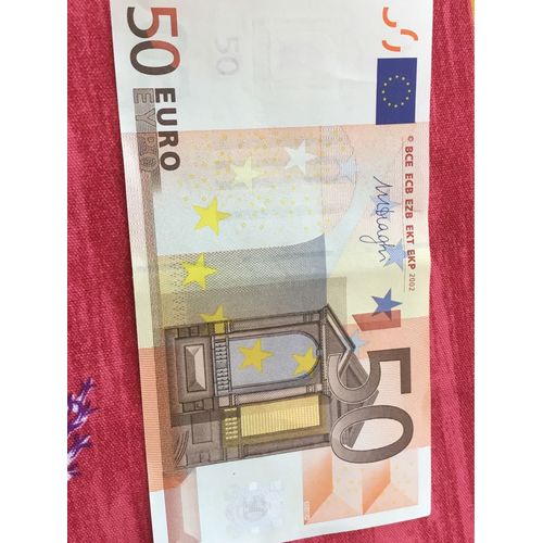Billet De 50 Euros De 2002 Série L Signé Mariondragahi