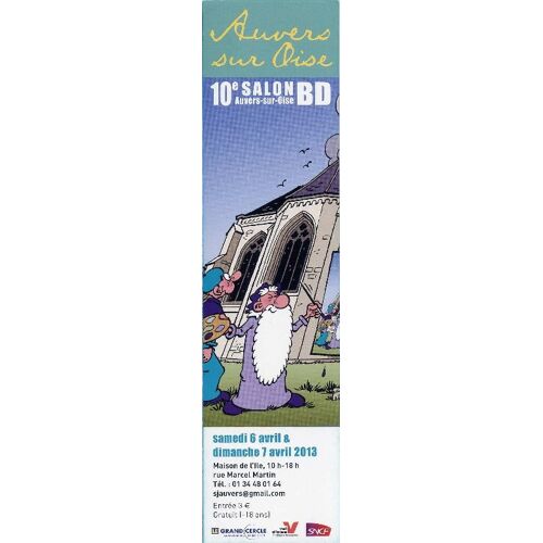 Marque-Page Turk - Salon Bd Auvers-Sur-Oise