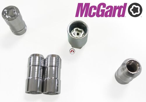 Lot De 4 Ecrous - 14x150 - H50 - Conique - Chrome - Antivol De Roues