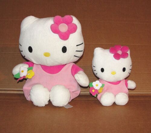 Hello Kitty 2 Peluches Sanrio Jemini Assises