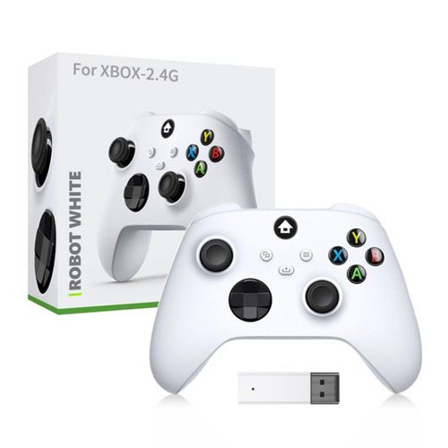 Blanc - Manette De Jeu Vidéo Sans Fil, Manette De Jeu Pour Xbox Series X, Ordinateur Spc, 2.4g, Vibration Touristique