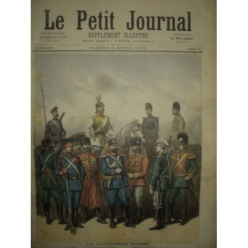 Petit Journal (Le) N° 72 Du 09/04/1892