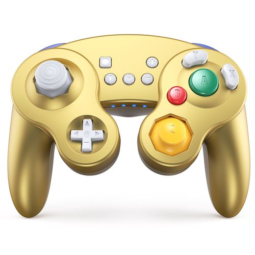 Or Sans Boîte - Contrôleur De Commutateur Sans Fil Nintendo Gamecube, Manette De Jeu Bluetooth, Aste, Réveil