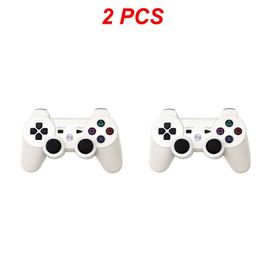 Blanc 2pcs - Manette Bluetooth Sans Fil Pour Sony Ps3, Manette De Jeu Pour Play Station 3, Joystick, Poignée À Distance Pour Sony Playstation 3