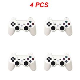 Blanc 4pcs - Manette Bluetooth Sans Fil Pour Sony Ps3, Manette De Jeu Pour Play Station 3, Joystick, Poignée À Distance Pour Sony Playstation 3