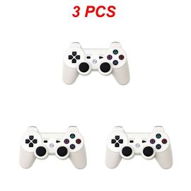 Blanc 3pcs - Manette Bluetooth Sans Fil Pour Sony Ps3, Manette De Jeu Pour Play Station 3, Joystick, Poignée À Distance Pour Sony Playstation 3