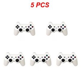 White 5pcs - Manette Bluetooth Sans Fil Pour Sony Ps3, Manette De Jeu Pour Play Station 3, Joystick, Poignée À Distance Pour Sony Playstation 3