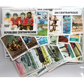 Lot 200 Timbres De Centrafrique