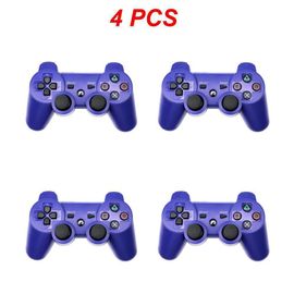 Blue 4pcs - Manette Bluetooth Sans Fil Pour Sony Ps3, Manette De Jeu Pour Play Station 3, Joystick, Poignée À Distance Pour Sony Playstation 3