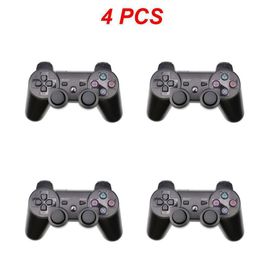 Black 4pcs - Manette Bluetooth Sans Fil Pour Sony Ps3, Manette De Jeu Pour Play Station 3, Joystick, Poignée À Distance Pour Sony Playstation 3