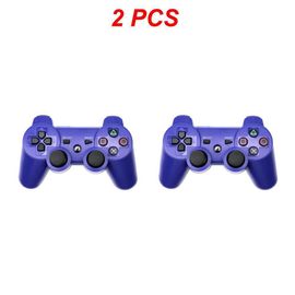 Blue 2pcs - Manette Bluetooth Sans Fil Pour Sony Ps3, Manette De Jeu Pour Play Station 3, Joystick, Poignée À Distance Pour Sony Playstation 3