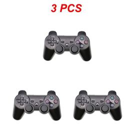 Black 3pcs - Manette Bluetooth Sans Fil Pour Sony Ps3, Manette De Jeu Pour Play Station 3, Joystick, Poignée À Distance Pour Sony Playstation 3