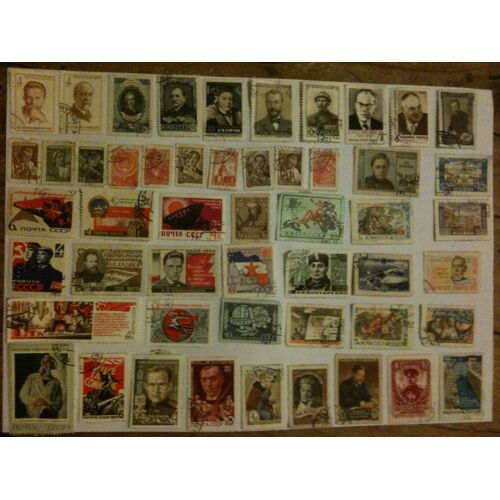 Lot De 91 Timbres Divers Urss