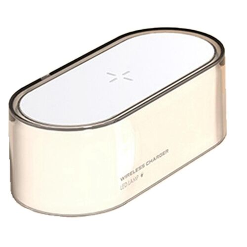 Réglage De La Charge Sans Fil De La Veilleuse Avec La Lampe De Chevet Tactile À Led Luminosité Réglable 15w Fast C