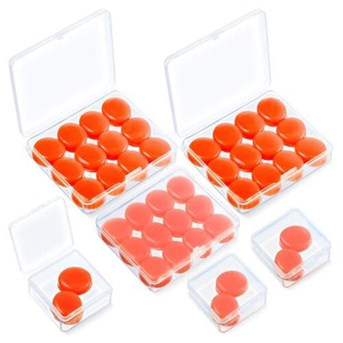 21 Pairs Ear Plugs For Sleeping Reusable Moldable Silicone Earplugs Soft Noise Cancelling Earplugs, 