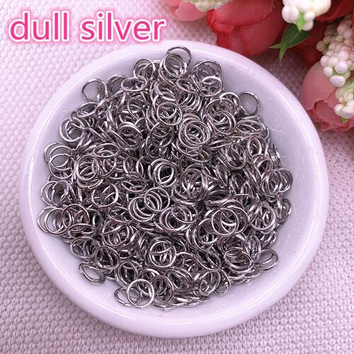 Anneau De Saut 4/6/8mm, Boucle Unique, Ouvert, Anneaux Fendus Pour Bijoux, Collier, Bracelet, Chaîne, Connecteur 04