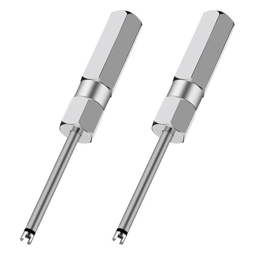 2pcs Valve Core Removal Tool Set, Screwdriver Valve Stem Core Remover, Tire Valve Tool For Schrader
