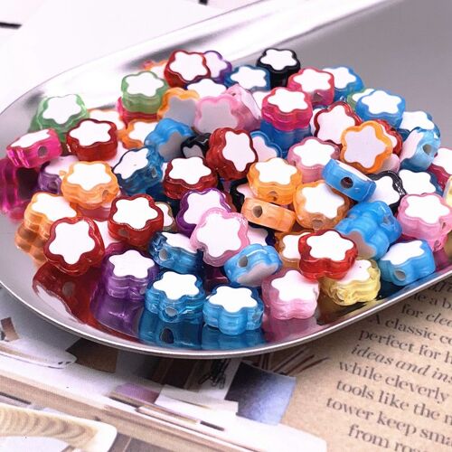 Perles Torx En Acrylique Pour La Fabrication De Bijoux, Accessoires D'espacement Amples, Nouvelle Collection