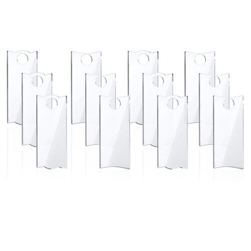 50pcs Name For Cups Acrylic Nameplate Personalized Name Tag Blank For Tumbler Topper Lid Accessorie