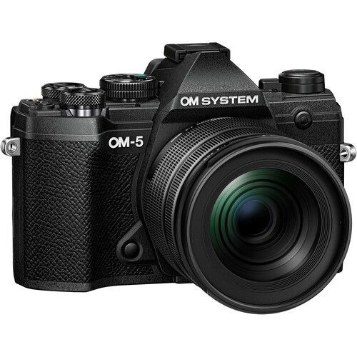 Appareil photo hybride OM-System OM-5 Boitier + objectif ED 12-45 mm f/4 PRO Noir