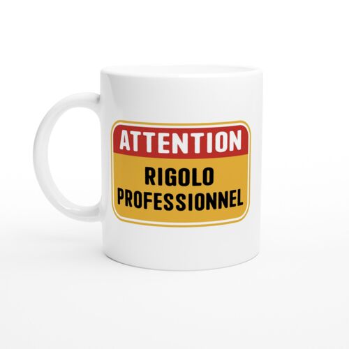 Mug Humour Homme Attention Rigolo Professionnel - Mug Drole - Idée Cadeau Original - Tasse Fun