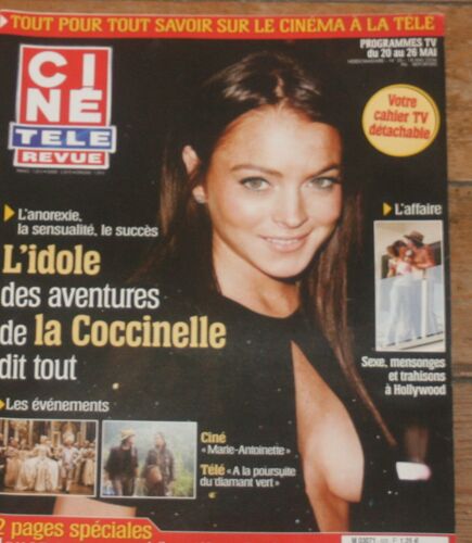 Lindsay Lohan 4p/ Marie Antoinette Sofia Coppola 4p/ Tony Randall 1/2p/ Rebecca Romijn Stamos 1/2p/ Carole Rousseau 1/2p/ Kathleen Turner 2p/ Alida Valli 4p/ Jacqueline Bisset 2p/ Cheryl Ladd 1p/ Audrey Tautou 1/2p/  620