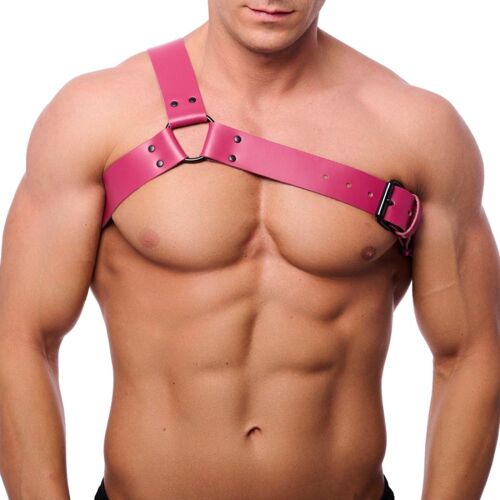Harnais Bdsm Harnais En Cuir Half Rose The Red Harness