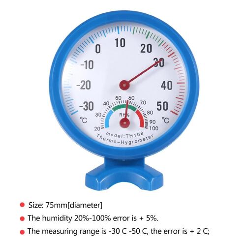 Mini thermomètre et hygromètre, outils de mesure de la température, pour la maison, le bureau, pour l'intérieur et l'extérieur, humidité, jauge