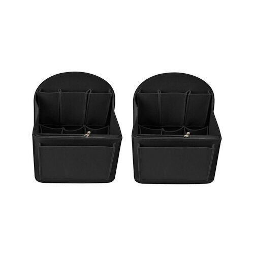 2pcs Make Up Organizer Felt Insert Bag For Handbag Travel Inner Purse Portable Cosmetic Bags Fit Wo