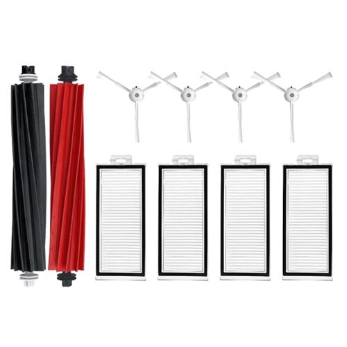 10pcs Replacement Spare Parts For Q8 Max, Q8 Max+, Q5 Pro, Q5 Pro+ Robots Vacuum Main Side Brush He