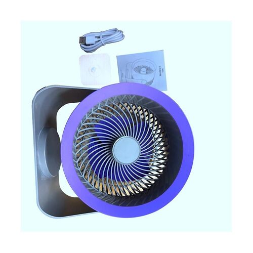 Ventilateur électrique sans fil de circulation d'air 4000mah Rechargeable Rechargeable Petit ventilateur de bureau de table portable, Gr