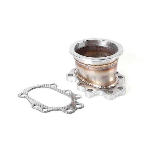 V-Shape Flanged Turbine Down Pipe Adapt For T25t28 Gt25 Gt28 Stainless Steel Adapter