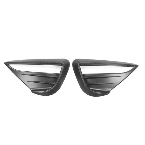 For Model Y 2021-2022 Car Fog Lamp Spoiler Blade Trim Protective Cover Woof Tooth Wind Knife Sticke