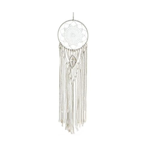 Tissé à la main Dreamcatcher Circle Macramé Kit Macramé Matériel de suspension murale Artisanat Macramé Suspendu mural