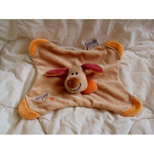 Doudou Chien Coeur By Nattou