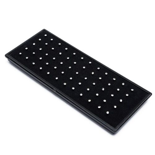 Bijoux De Nez En Acier Inoxydable Avec Strass, Barre Droite, Piercing, Anneau De Nez, Septum, 60 Pièces/Boîte